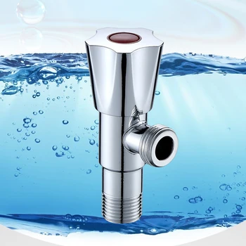 

Stainless Steel Bathroom Adjustable Triangle Kitchen Angle Valvel Easy Install Water Control Thicken Diverter Home Professional