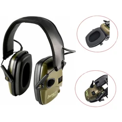 Cache oreilles électronique pour tir tactique, casque d'écoute, réduction du bruit, Protection auditive, pour les activités de plein air 
