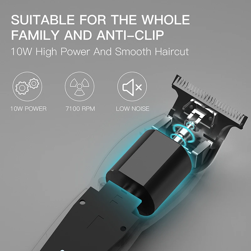 Электрический триммер для волос ENCHEN Hummingbird USB Аккумуляторный с Т образным лезвием
