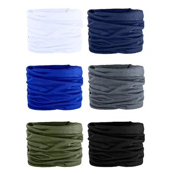 

6PCS Outdoor Sports Men Women's Turban Scarf Bicycle Neck Tube Bandana Face Dust Mask 25X45cm breathable outdoor cycling mask