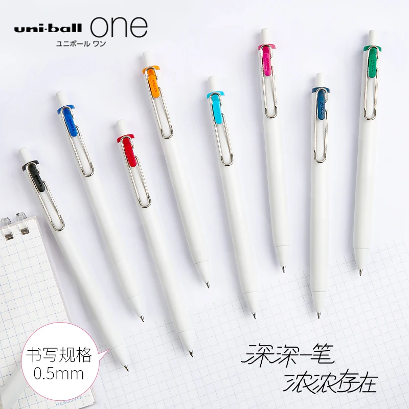 Новый продукт японская цветная гелевая ручка Uni-ball One Push-type с язычком 0 5 мм новые