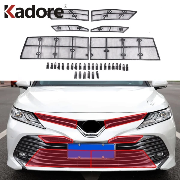 Для Toyota Camry LE /XLE 2018 2019 2020 ABS пластиковый автомобильный просеиватель насекомых