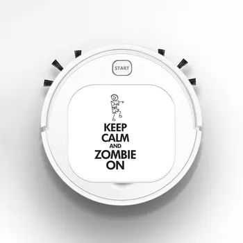 

Auto USB Sweeping 1800Pa Multifunction Smart Robot Vacuum Cleaner Dry Wet Floor Cleaner Keep Calm And Zombie On