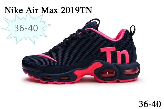 NIKE zapatillas de correr Air Max 2019 Tn para deportivas transpirables cómodas para exteriores, color rosa y azul|Zapatillas de correr| - AliExpress