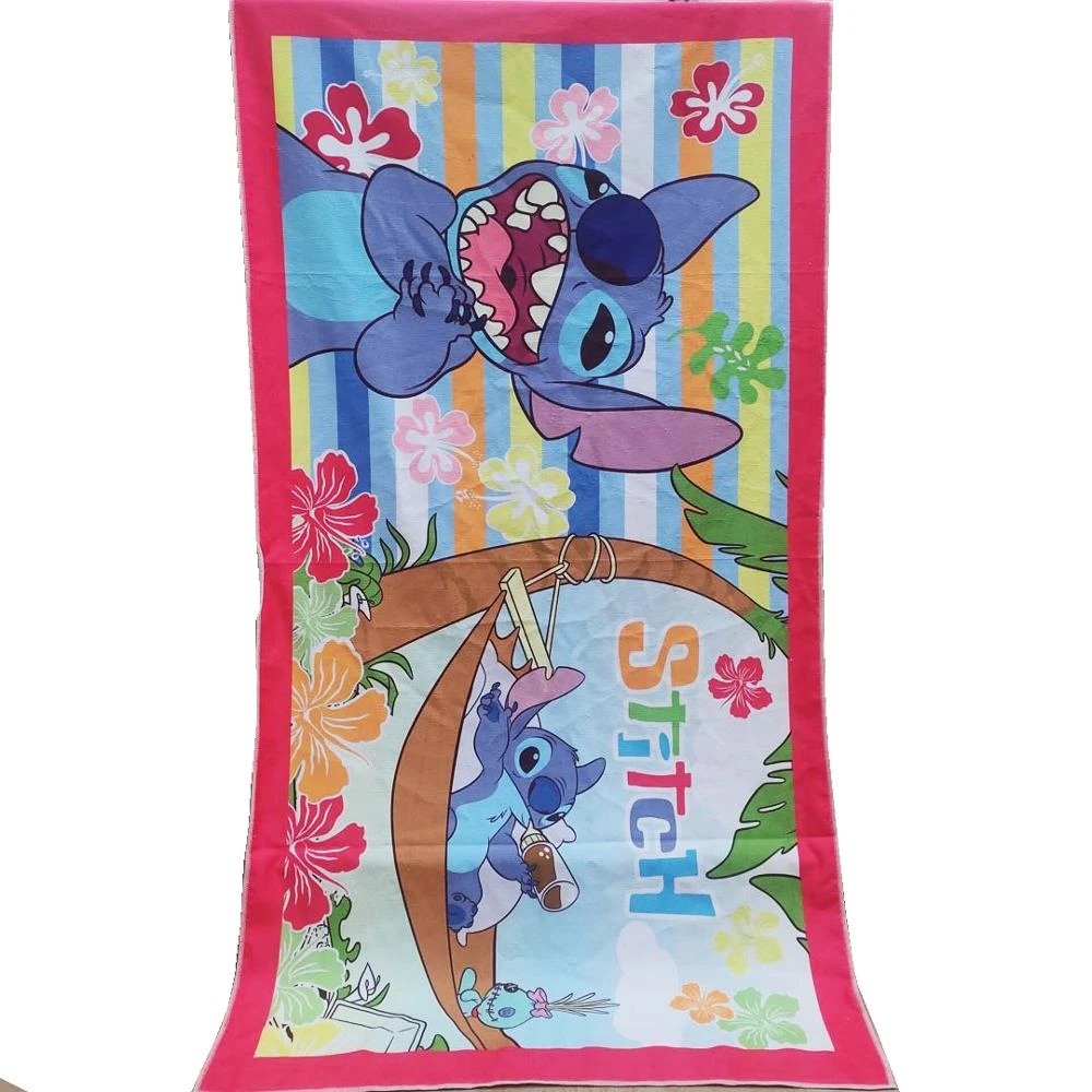 Disney Serviette De Plage Pour Bebe Et Adulte Douce Absorbante Respirante Pour Cadeau Aliexpress