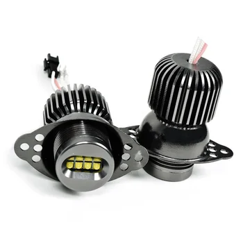 

Set LED Lights Car Auto 1 Pair Pure white Angel Eye 6000-6500K Waterproof