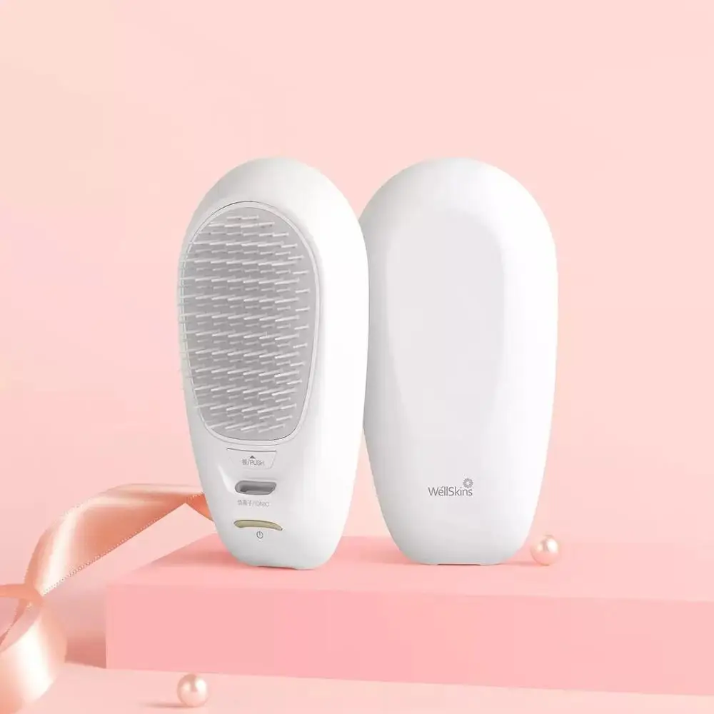YouPin Wellskins отрицательная ионная расческа портативная для волос USB перезаряжаемая