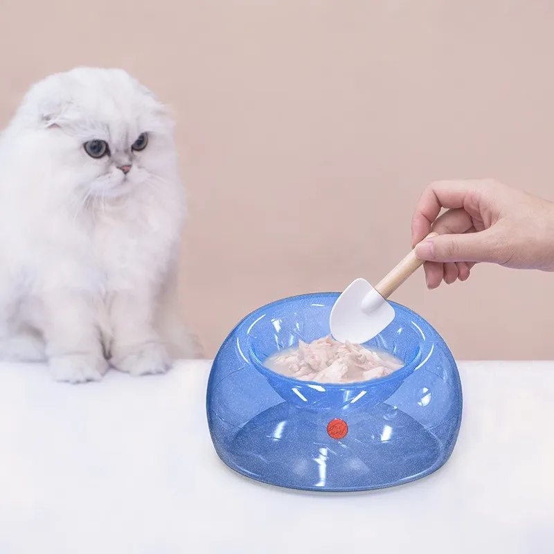Миска для кормления домашних животных косая Нескользящая миска для корма для собак и кошек прочная миска для кормления щенков товары для кошек двухсторонняя миска для кошек
