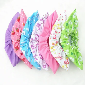 

10 ParisPrinted Non-woven Shoe Cover Thickened Household Indoor Antiskid Boots Cover Breathable Resuable Floor Protection Cover