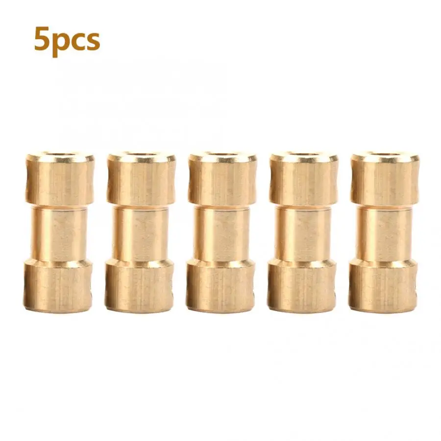 

5pcs Motor Copper Shaft Flexible Coupling Coupling Coupler Connector Sleeve Transfer Joint Adapter Coupler Motor Shaft