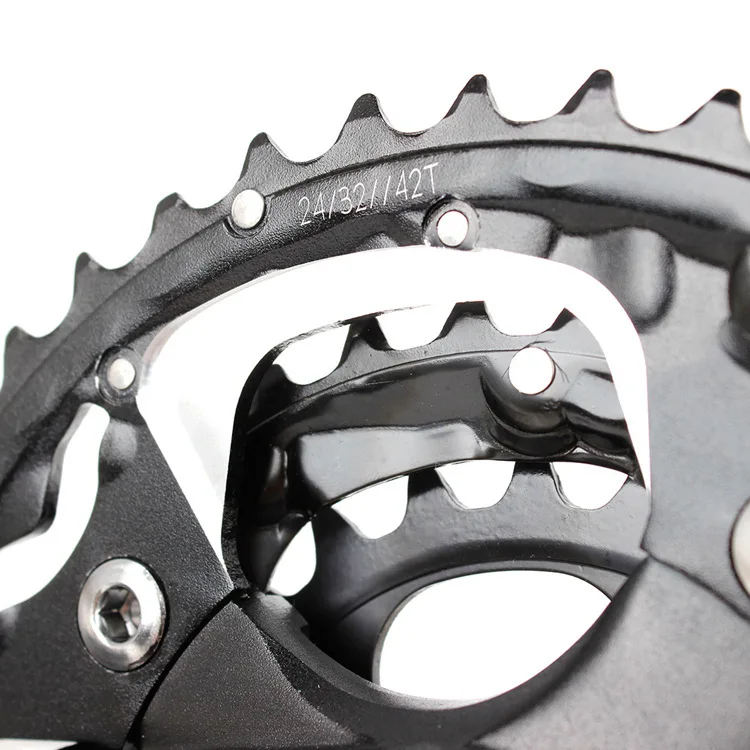 Алюминиевый сплав CNC шатун для горного велосипеда 10-speed 30 speed 33 speed Hallow Chain Ring Crank Medial Axis 40T