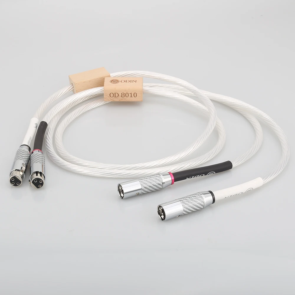 

Supreme Reference interconnects Audio Cable With Carbon Fiber XLR Balanced Male Female HIFI Cable