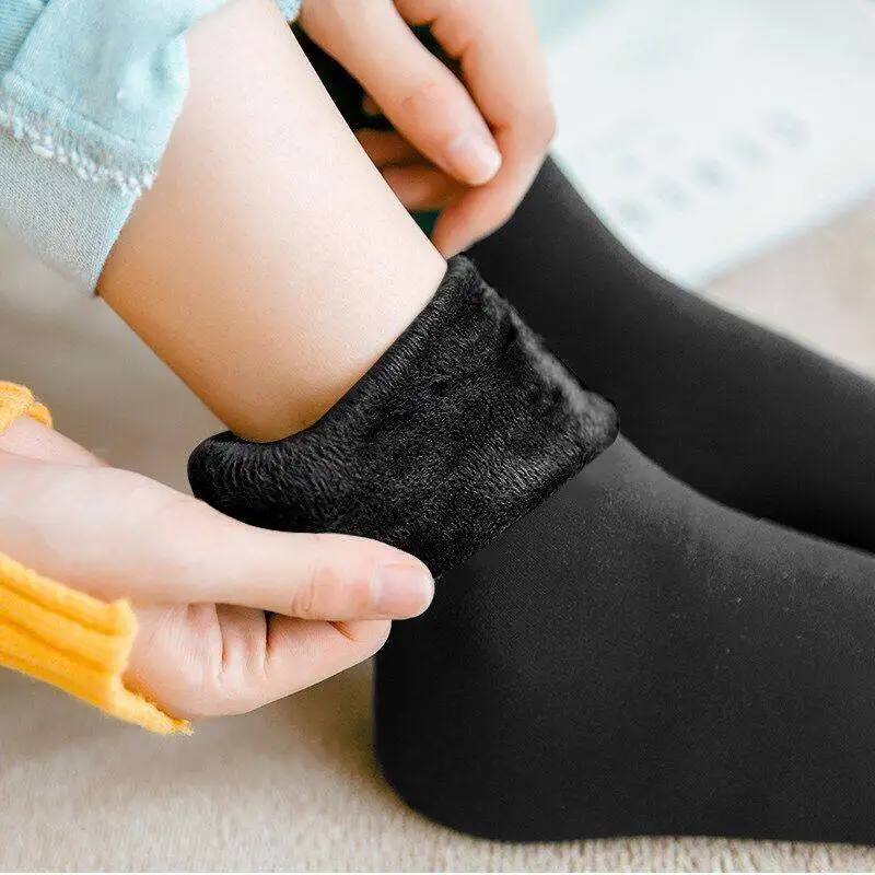 

GUIME HOUSE 10Pairs/lot Winter Wamer Women Thicken Thermal Wool Cashmere Snow Socks Soft Seamless Velvet Boots Floor Sleeping Socks for Ladies Sox