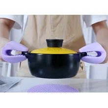 Микроволновая печь перчатки для микроволновой печи Кухня перчатки Прихватки мини-печь перчатки Силиконовая Термостойкая Пособия по кулинарии Pinch митенки кухонные принадлежности, приспособления для N8