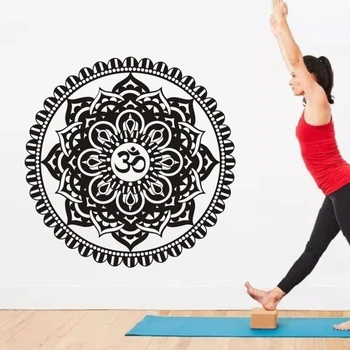 

Yoga Club Wall Sticker Decal Pattern Body-building Posters Vinyl Wall Decals Home Decoration Decor Mural Yoga Sticker