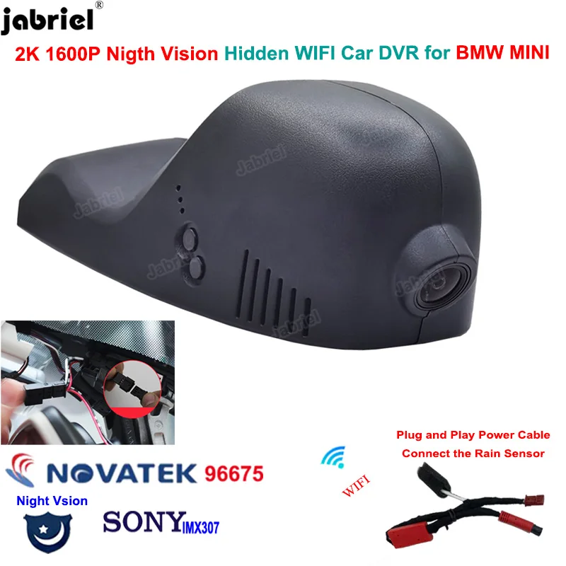 

2K Wifi Dash Cam Car DVR Camera Video Recorder For BMW MINI Countryman CLUBMAN F56 F55 F54 F57 F60 For BMW MINI JCW F56 F54 F57