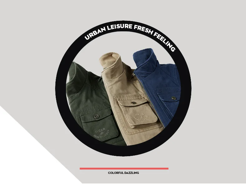Middle-aged Men's Spring And Autumn Bags Waistcoat Thin Double-sided Wear Stand Collar Lard-bucket Business Pure Cotton Casual L