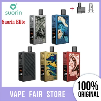 

Original Suorin Elite 40W VW Pod Kit 1100mAh Battery & 3.1ml pod 5-Protection System E-cigarette Vape Kit VS Suorin AIR / Pal II
