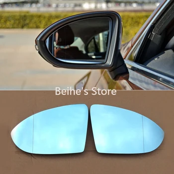 

For Volkswagen lamando Car Rearview Mirror Wide Angle Hyperbola Blue Mirror Arrow LED Turning Signal Lights