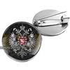 Classic USSR Soviet Badge Sickle Hamme Glass Cabochon Brooches Vintage Men Women CCCP Russia Emblem Communism Pins ► Photo 3/6