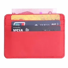 Нейтральный маленький кошелек, дамская сумка для карт, мужской тонкий кошелек для карт, Бизнес ID держатель для карт, с рисунком личи, сумка для банковских карт, сумка для монет, держатель