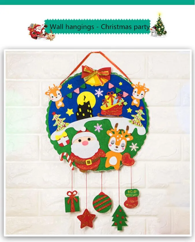 DIY рождественские колокольчики, украшения для детского сада, обучающие игрушки для детей, игрушки для дома, рождественские подарки
