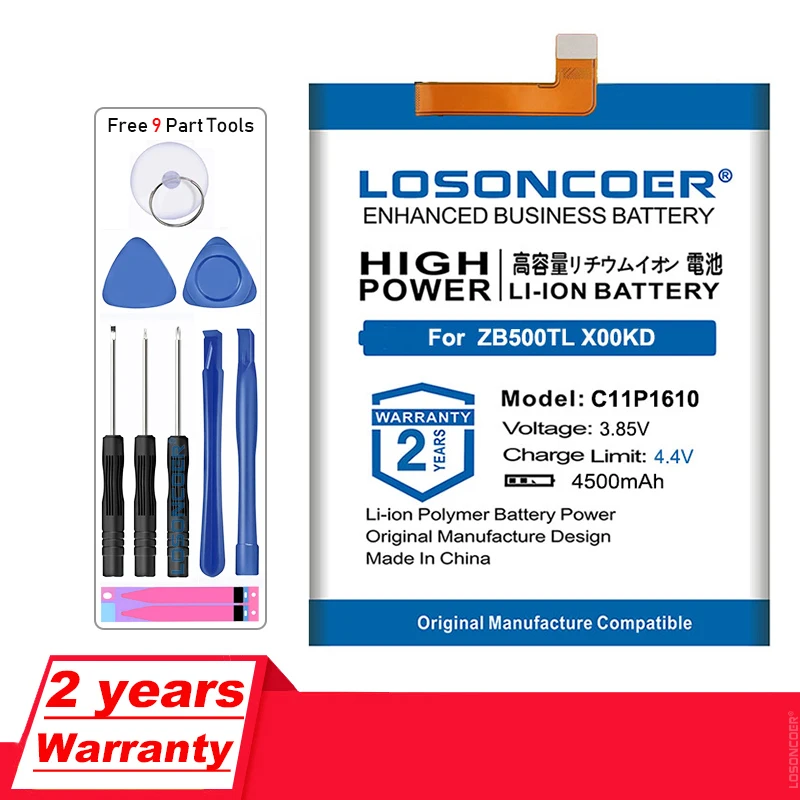 Losoncoer 4500mah C11p1610 Replacement Battery For Asus Zenfone 4 Max Pegasus 4a Ebay