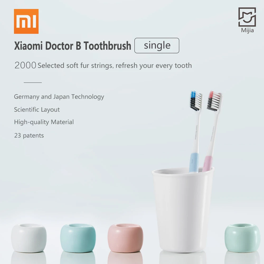 Xiaomi Doctor B зубная щетка Массаж глубокий чистый бас метод Sandwish-Встроенная щетка