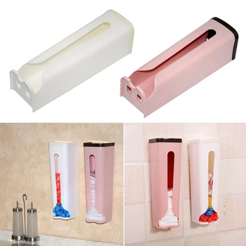 

Garbage Bag Dispenser Recycle Bag Storage Box Wall Mounted Hanging Garbage Holder Kitchen Bins Organizer Housekeeping