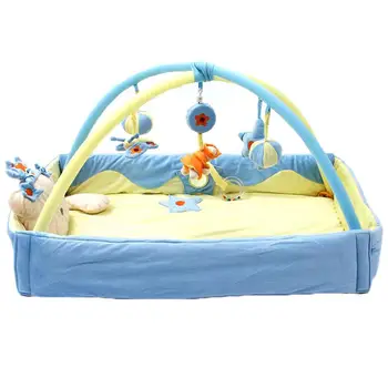 

Game blanket powder Princess Blue Prince increase game pad crawling carpet crawling mat bracket fitness frame baby toys
