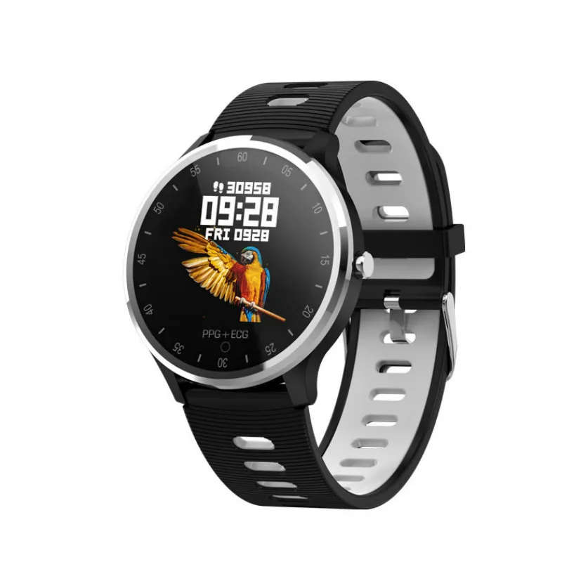 

2019 fashion bluetooth smart watch men and women ECG smart bracelet blood pressure heart rate speed watch for Android iOS