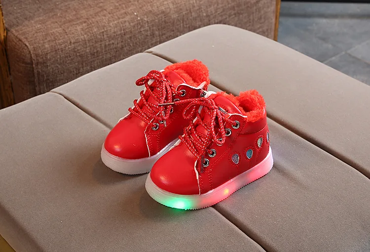 Осенние детские светящиеся кроссовки, детская обувь, Chaussure Enfant, обувь для девочек, светильник, красовки, светящиеся кроссовки, размер 21-30