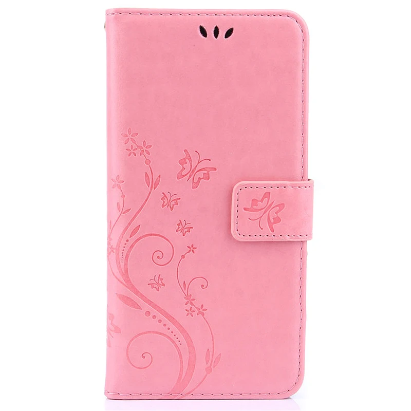 pink Кожаный чехол-бумажник с магнитной подставкой подходит к Samsung Galaxy S7 S8 S9 S10 LFX-ING - Цвет: pink