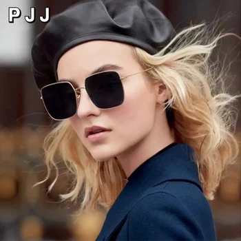 

Sunglasses ladies retro oversized women glasses square shaded metal frames ladies sunglasses UV400 glasses ocean lens glasses