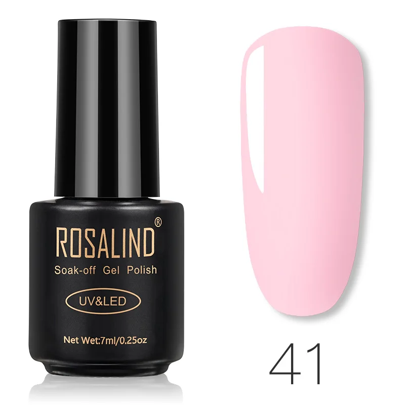 41 ROSALIND Гель-лак для ногтей Лидер продаж 58 цветов долговечный лак для ногтей гель-лаки нужна лампа основа верхнее покрытие для дизайна ногтей - Цвет: 41