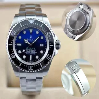

rolex- Luxury New Men Automatic Mechanical Watches Drive Ceramic Bezel Crystal Sapphire Sport AAA Watch 1224