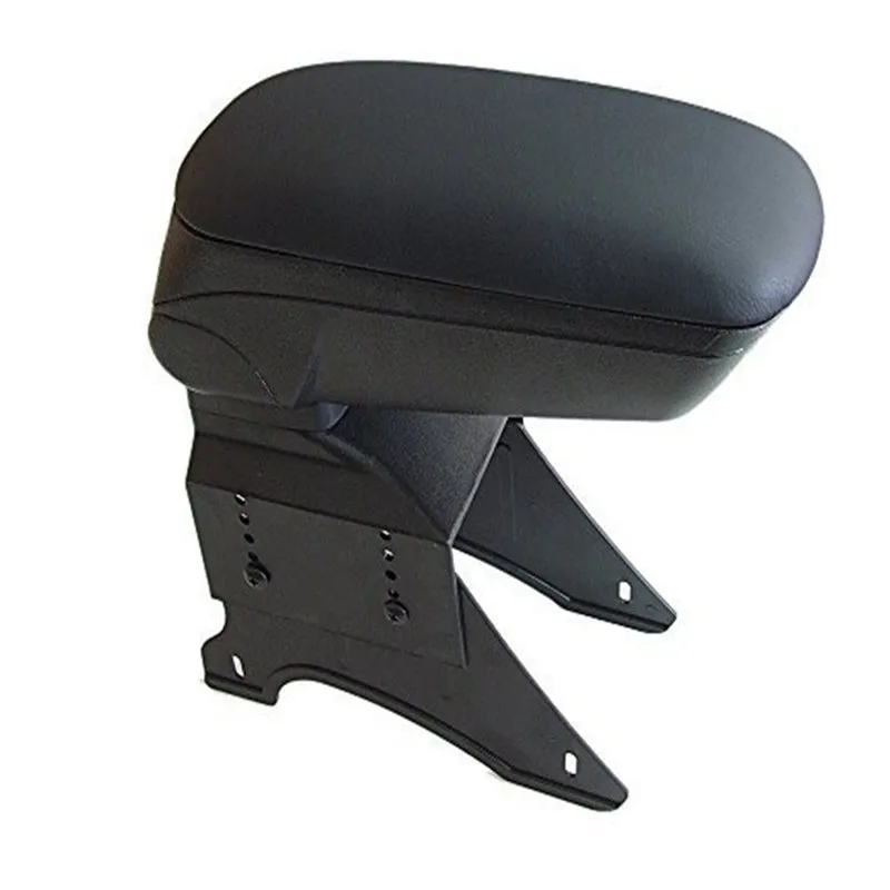Boloromo Universal Sliding Black Armrest Arm Rest Centre Console For Car Auto Van Bus