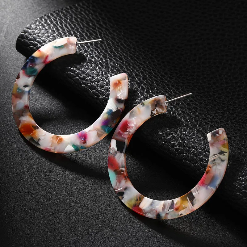 Корейские яркие серьги Брендовые украшения красочные с словом уксусной кислоты