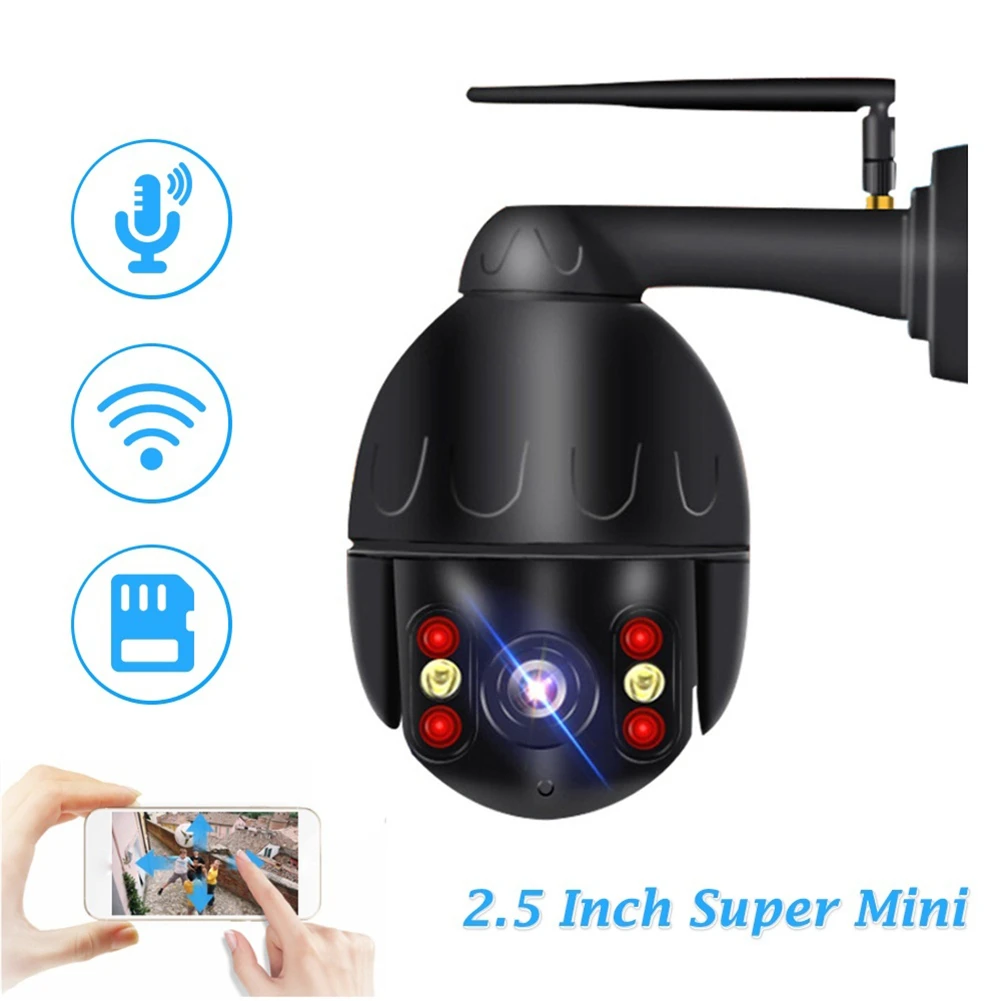 

Surveillance Camera Outdoor 1080P WiFi Security IP Camera smart waterproof PTZ 360 Panoramic Security Speed Dome 5X Optical Zoom