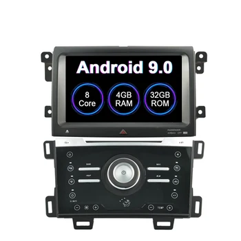 

JetaLon S300 ANDROID 9.0 2 Din Radio Multimedia Audio Cassette Recorder Player FOR FORD EDGE 2013 2014 Car Gps Navigation Device