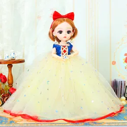 Robe de poupée de princesse classique de conte de fées, 30cm, vêtements de fête COSPLAY, accessoires pour Barbie, jouets de maison de poupée pour enfants 