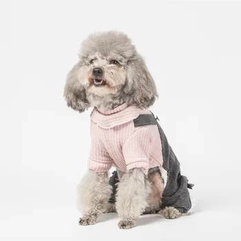 

Dog Clothes Pet Clothes Teddy Soft Warm Puppy Pug Dog Jumpsuit Hoodies For Small Dogs