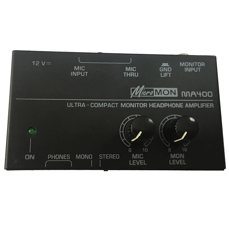 

FULL-Ma400 Headphone Preamplifier Microphone Preamplifier Headphone Preamplifier Personal Monitor Mixer,Eu Plug