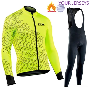 

Winter Warm Wool Jersey NW2020, Men's Cycling Wear, Outdoor Riding Jersey Set, Mountain Bike Bicycle, Clothing, Bib Suit TEAM