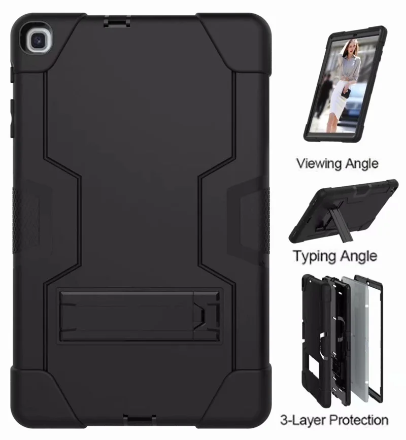 Чехол для Samsung Galaxy Tab A 10,1 SM-T510 T515 чехол Tab A Чехол Детская безопасная резиновая силиконовая Противоударная стойка для брони