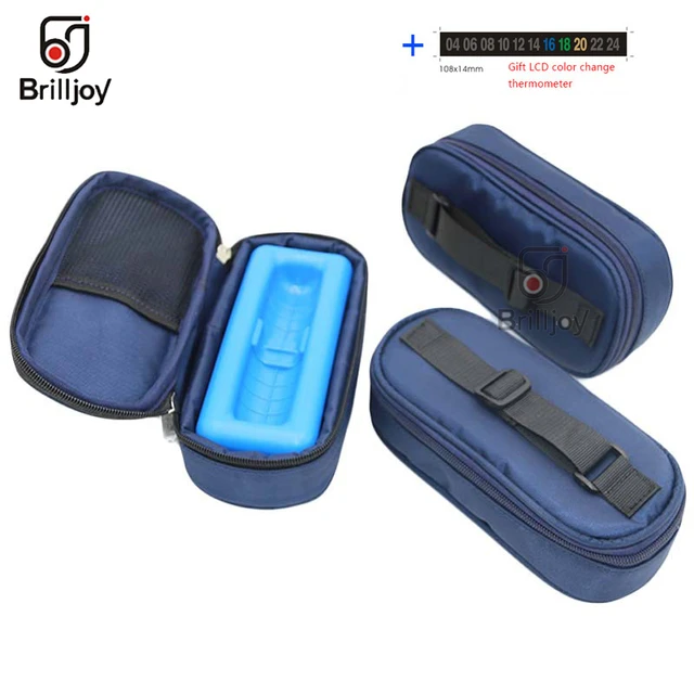 Buy CareVego® Insulin Cooler Travel Case - Handy Medication Insulated  Diabetic Carrying Cooling Bag for Insulin Pen, Glucose Meter and Diabetic  Supplies with 3 Cooler Ice Pack Online at Low Prices in