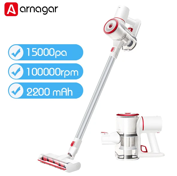 

2019 New Arnagar V10 cordless Vacuum Cleaner Cyclone Handheld Wireless Dust Collector super Suction Aspirator