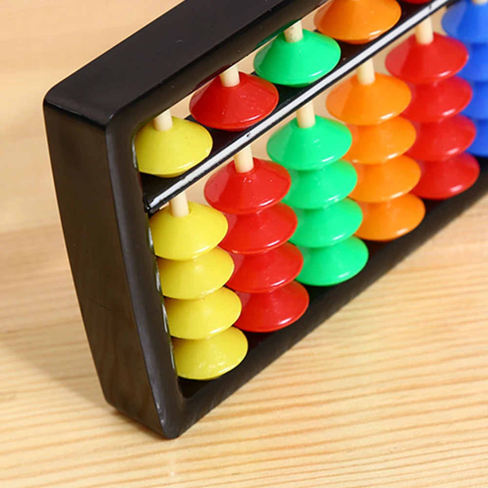 Student Arithmetic Calculating Tool Unisex Gift Colorful Children Abacus ABS Educational 13 Rods Soroban Math Toys Kids Beads