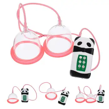 

Electric Breast Massager 3 Gears Adjustment Enlargement Augmenter Chest Enhancing Massage Silicone Vacuum Pump USB Charging