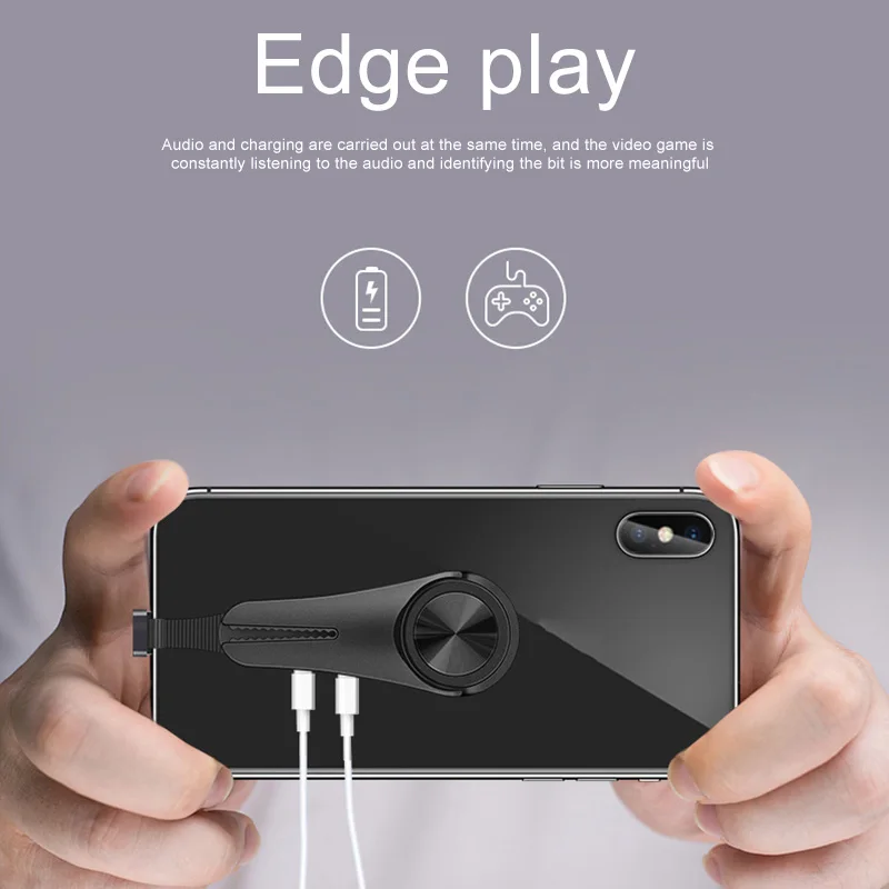 5 in 1 Multifunction Phone Headphone Adapter Phone Holder Car Air Vent Bracket for Listening Music Charging Voice control NC99